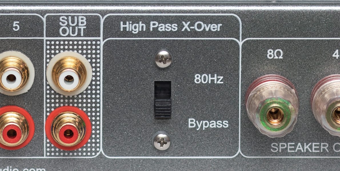 Add a subwoofer without taxing the amp.